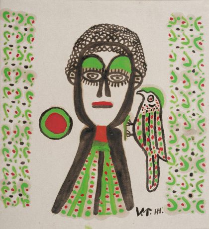 Pellegrino Vignali_Mensch mit Vogel_72-dpi